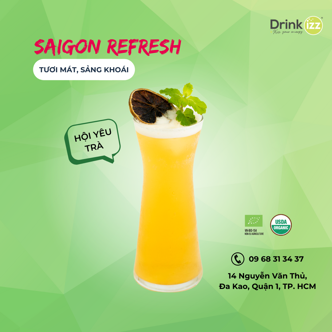 More fantastically refreshing with Saigon Refresh - Drinkizz