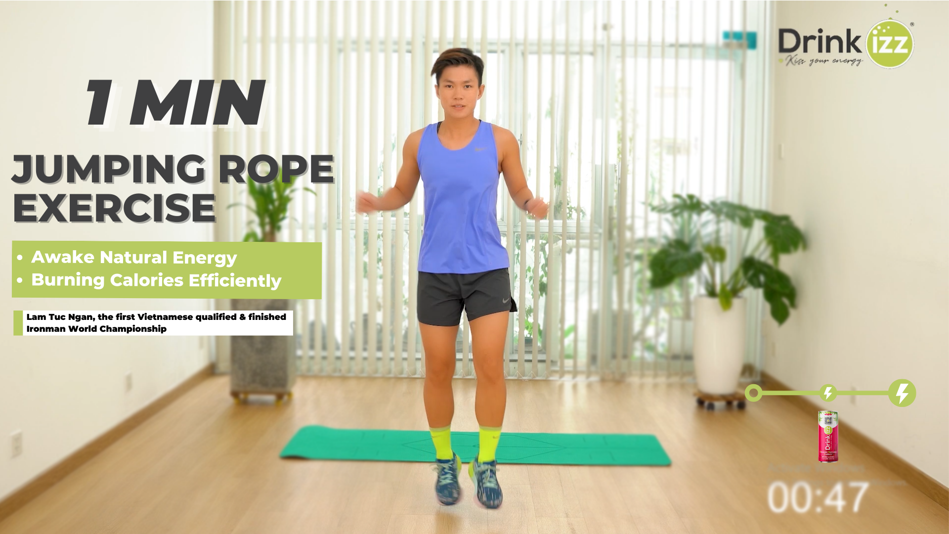 JUMPING ROPE EXERCISES AWAKE YOUR NATURAL ENERGY, BURNING CALORIES